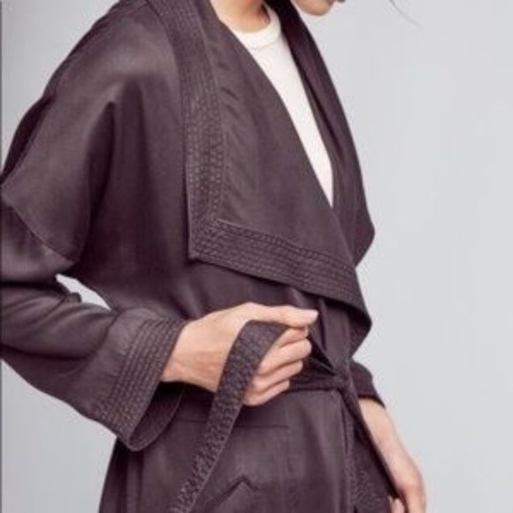 Anthropologie Jackets & Blazers - Anthropologie Hei Hei Black Belted Trench